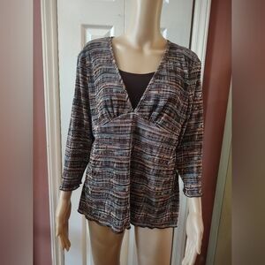 Keren Hart women's size medium blouse shirt top